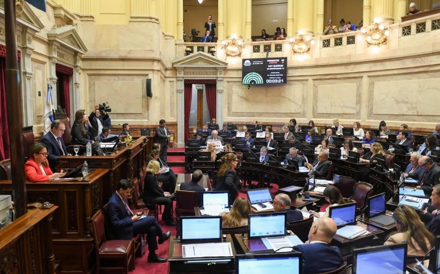 El oficialismo contaba con más de 45 votos para aprobar el Presupuesto en general en el Senado.