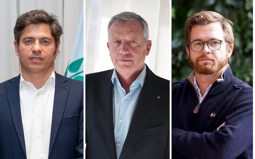 Emilio Monzó y Nicolás Massot se reunieron con Axel Kicillof en la Gobernación bonaerense.