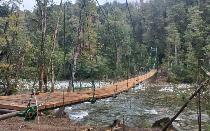 El objetivo final es brindar un acceso seguro al sector. Crédito: Gobierno de Río Negro