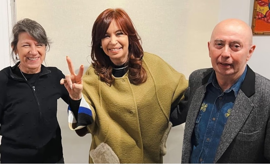 El Indio Solari se mostró muy respetuoso de Cristina Kirchner.