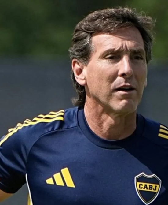 El director técnico de Boca, Claudio Úbeda.