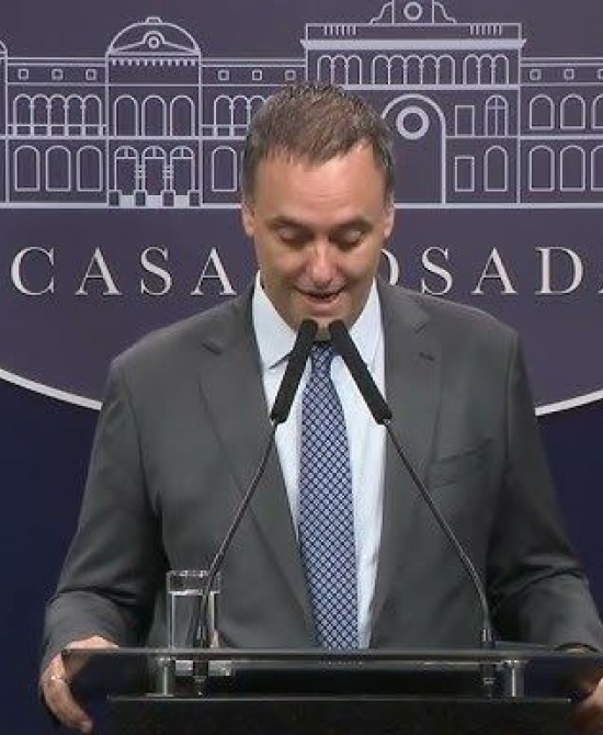 Manuel Adorni, jefe de Gabinete de la Nación.