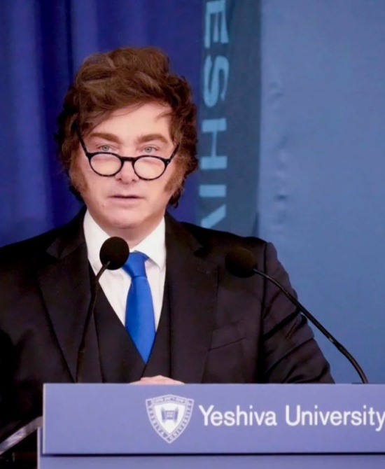 En 2024, Javier Milei participó de la Conferencia del instituto Milken.