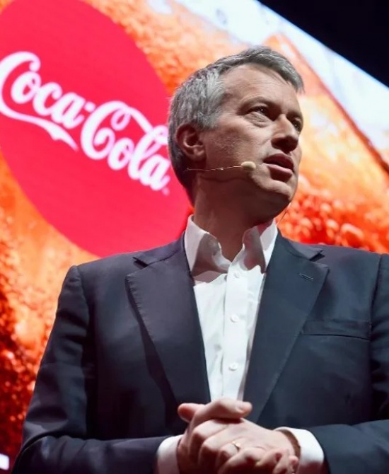 El CEO de Coca Cola, James Quincey.