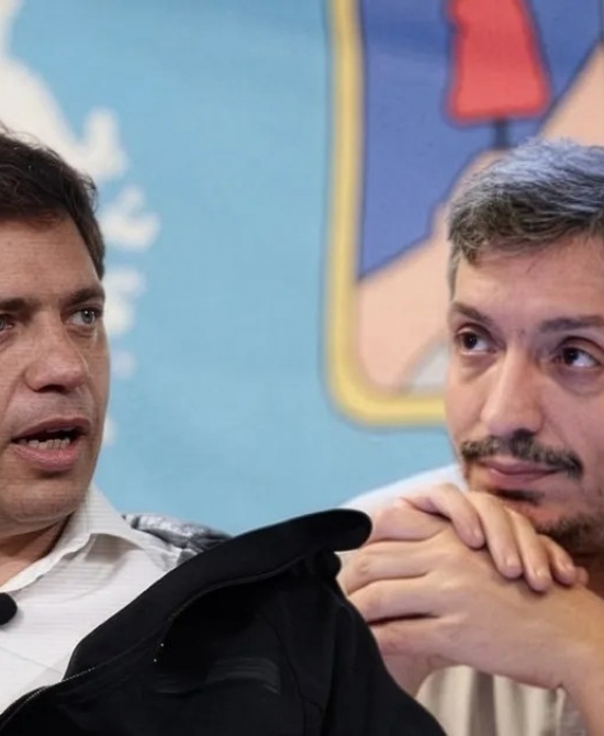Axel Kicillof y Máximo Kirchner 