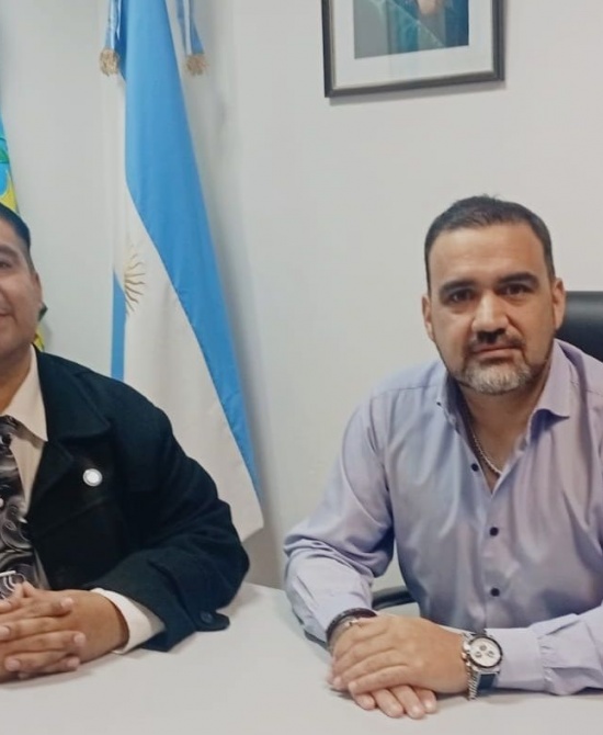 El Concejal Martínez junto al Diputado Fabián Luayza