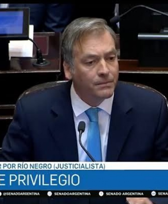 Martín Soria, senador nacional del bloque Justicialista