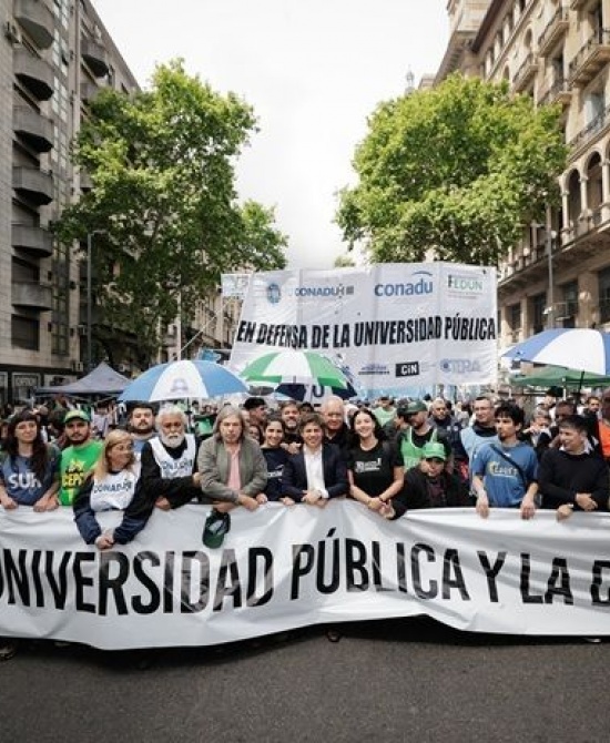 Kicillof en la 5ta Marcha Federal Universitaria