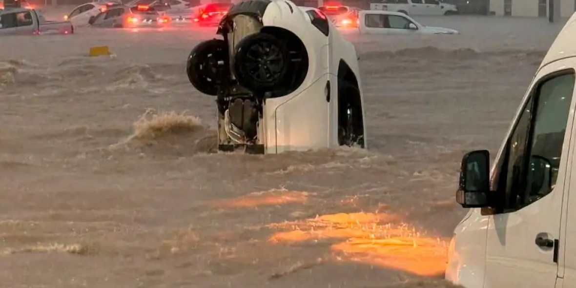 Ya cayeron casi 1.000 milímetros en Bahía Blanca y todavía faltan dos meses para que termine el 2025. Imagen: Archivo