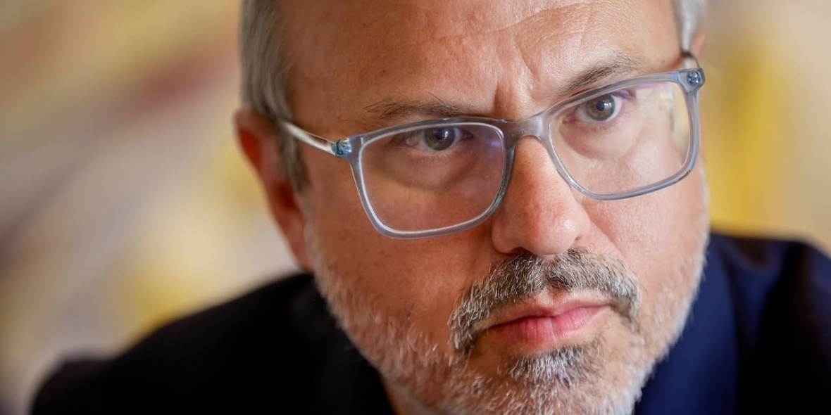 El intendente y seandor Diego Valenzuela. 