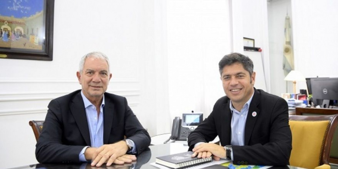 Julio Alak y Axel Kicillof. Crédito X del Intendente.