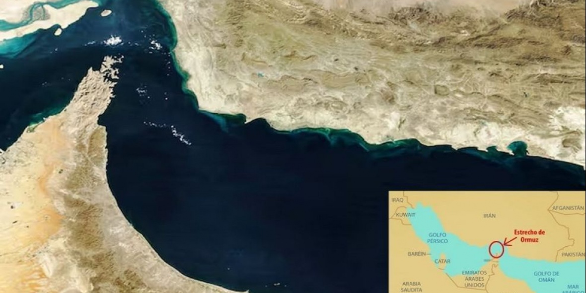 A 48 horas del plazo fijado por Donald Trump, Irán exige coordinación obligatoria para navegar por el paso estratégico. Foto: Agencia 