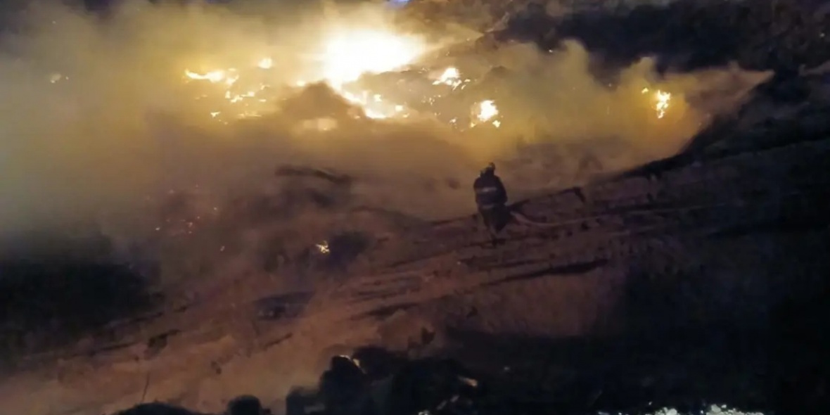 Imagen: incendio 8 de marzo/redes