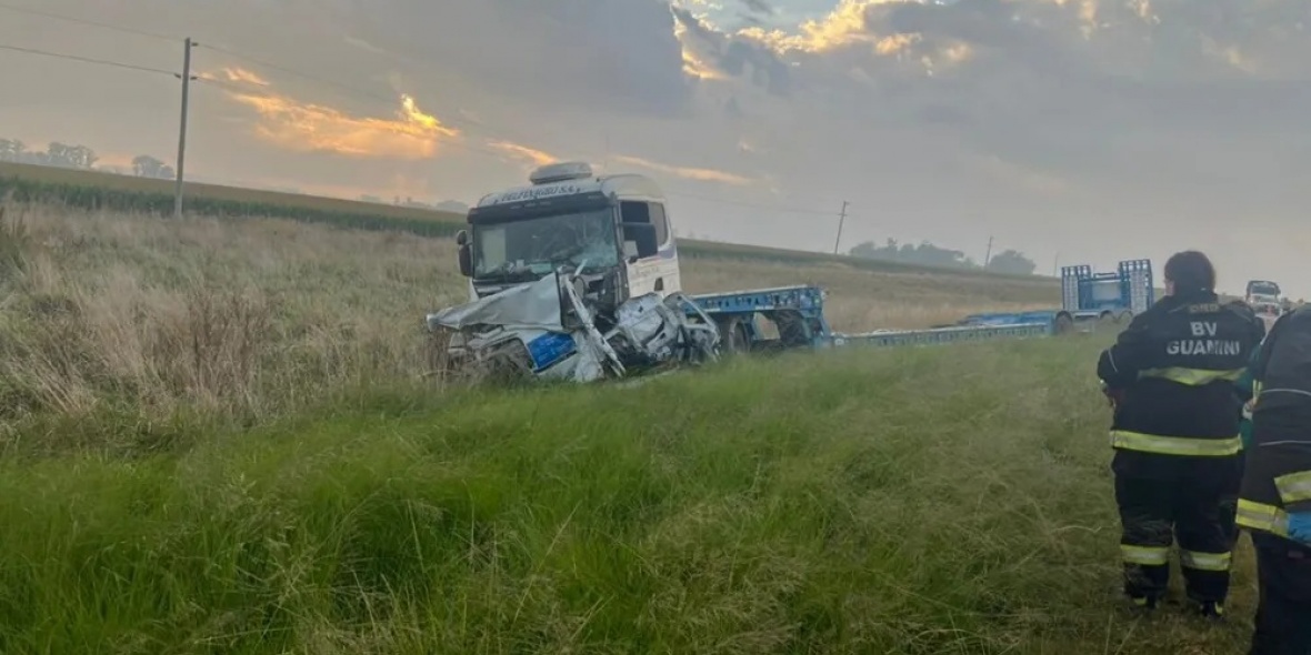 El accidente sobre la ruta 33. 