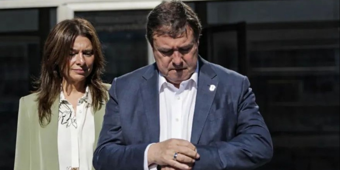 Andrea Confini y Alberto Weretilneck.