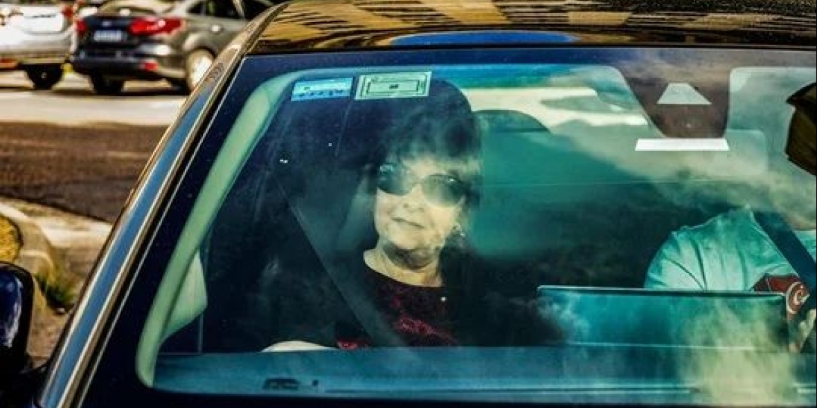 Graciela Molina de Cancio en Comodoro Py./Foto: Agencia NA / Daniel Vides