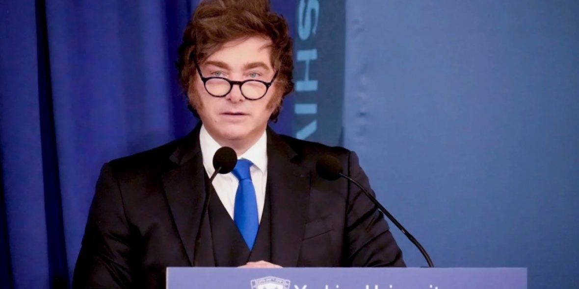 En 2024, Javier Milei participó de la Conferencia del instituto Milken.