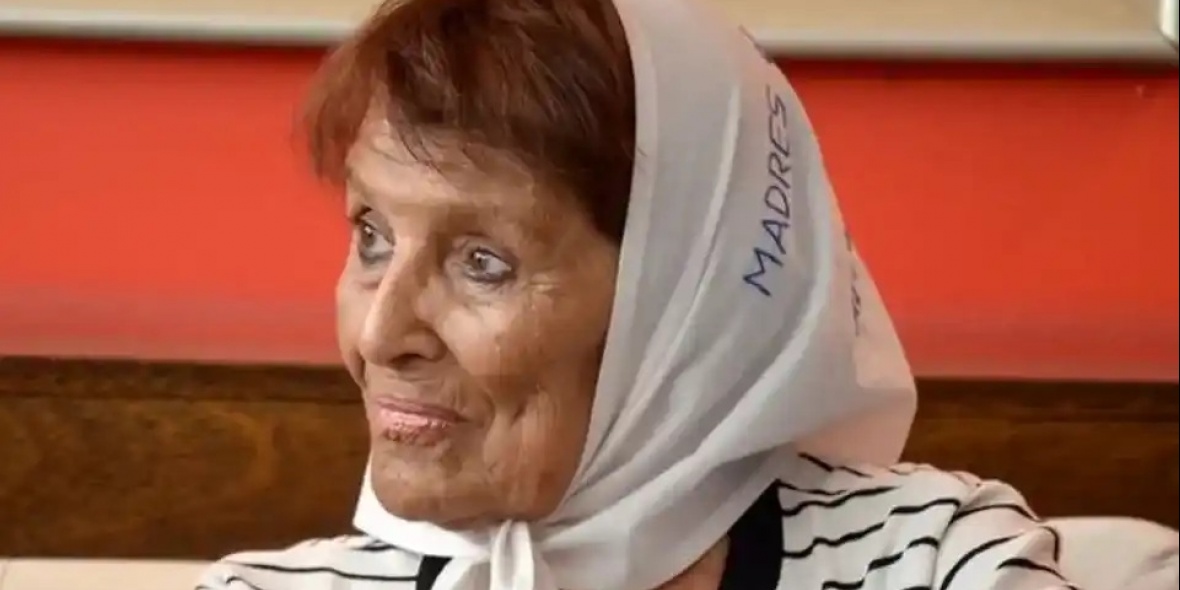 Taty Almeida, representante de Madres de Plaza de Mayo (línea fundadora).