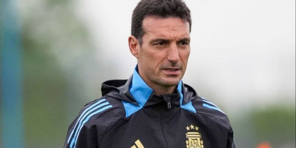 El director técnico de la Selección argentina, Lionel Scaloni.