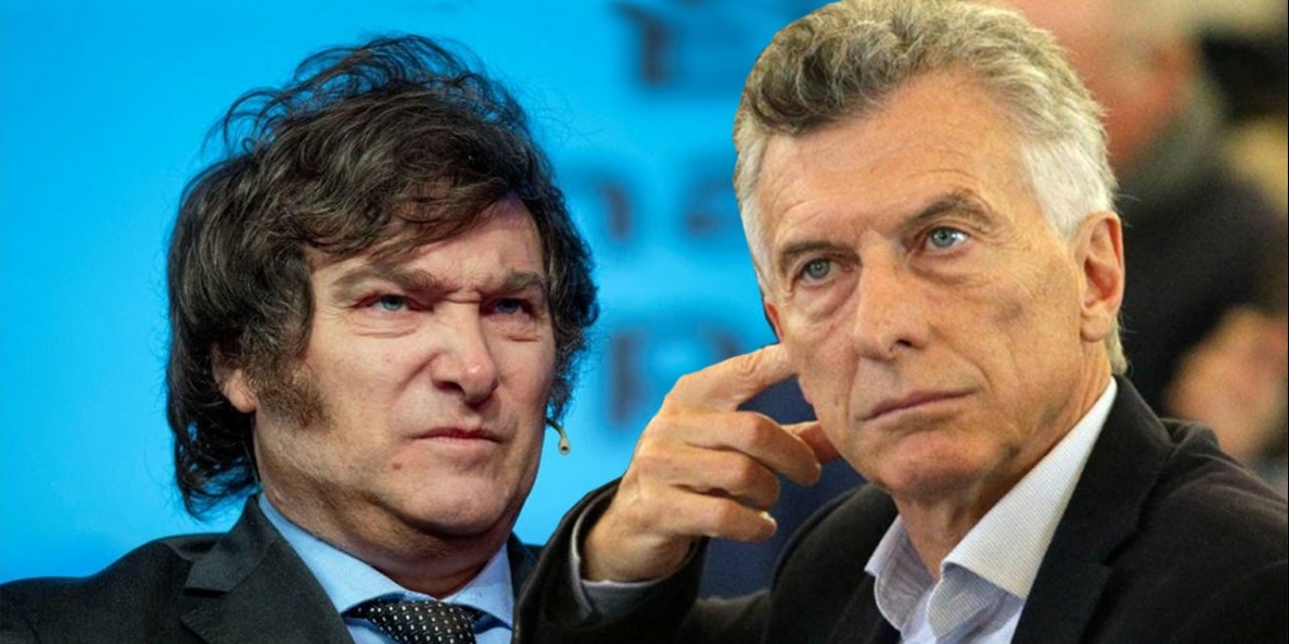 Javier Milei y Mauricio Macri, una relación con constantes altibajos.