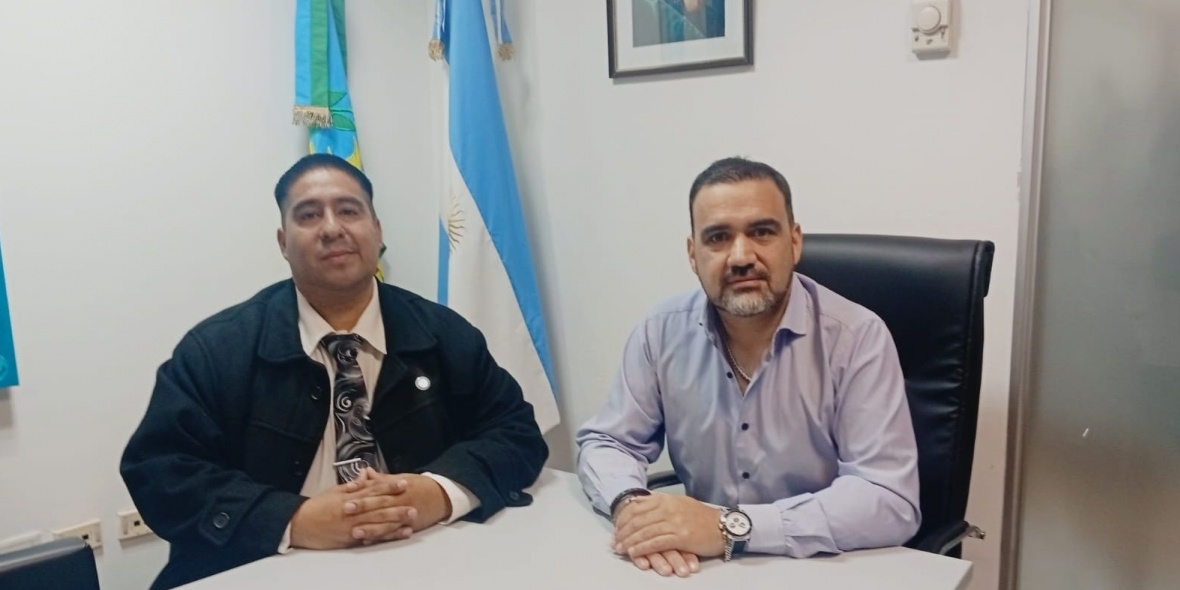El Concejal Martínez junto al Diputado Fabián Luayza