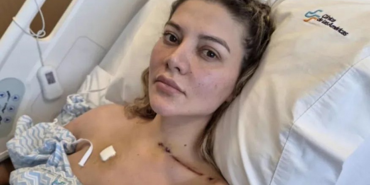Nadia Beller se recupera del ataque a balazos.
