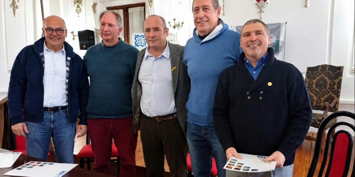 Los referentes de los municipios y de la Unión Industrial bahiense.
